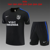 Kids Atletico Madrid Short Training Suit Black 2026/27