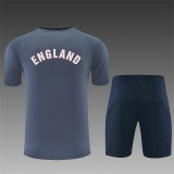 Kids England Short Training Suit Grey 2026