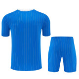 Mens Real Madrid Short Training Suit Blue 2025/26