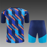 Kids Spain Short Training Suit Blue 2026