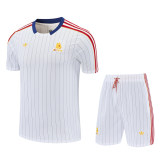 Mens Roma Short Training Suit White 2025/26