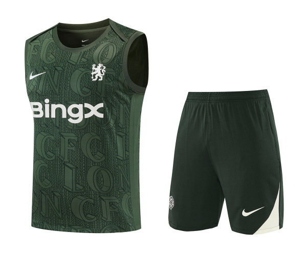 Mens Chelsea Singlet Suit Forest Green 2025/26