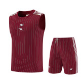 Mens Arsenal Singlet Suit Burgundy 2025/26
