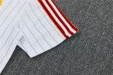 Mens Roma Short Training Suit White 2025/26