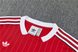 Mens Manchester United Short Training Suit Red 2025/26