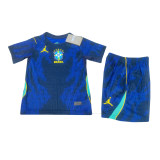 Kids Brazil Away Authentic Jersey FIFA World Cup 2026 - Match