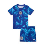 Kids England Goalkeeper Blue Jersey FIFA World Cup 2026