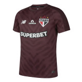Mens Sao Paulo FC Goalkeeper Burgundy Jersey 2026/27