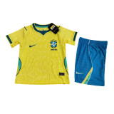 Kids Brazil Home Authentic Jersey FIFA World Cup 2026 - Match