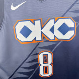 Mens Oklahoma City Thunder Nike Navy 2026 Swingman Jersey - City Edition