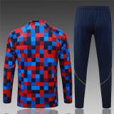 Kids Barcelona Training Suit Red - Blue 2026/27