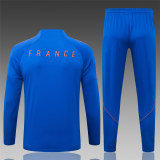 Kids France Training Suit Blue 2026