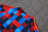 Mens Barcelona Training Suit Red - Blue 2026/27