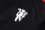 Mens Manchester United Jacket + Pants Training Suit Black II 2026/27