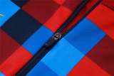 Mens Barcelona Training Suit Red - Blue 2026/27
