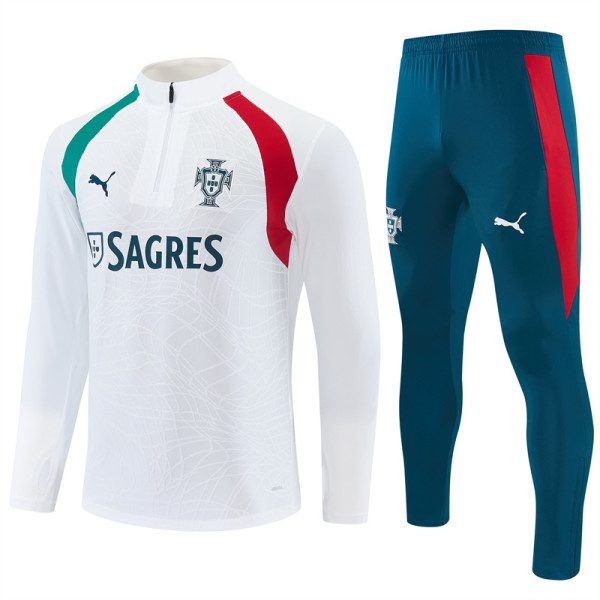 Mens Portugal Training Suit White 2026