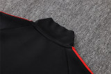 Mens Manchester United Jacket + Pants Training Suit Black II 2026/27