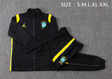 Mens Brazil Jacket + Pants Training Suit Black 2026