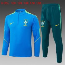 Kids Brazil Training Suit Sky Blue 2026