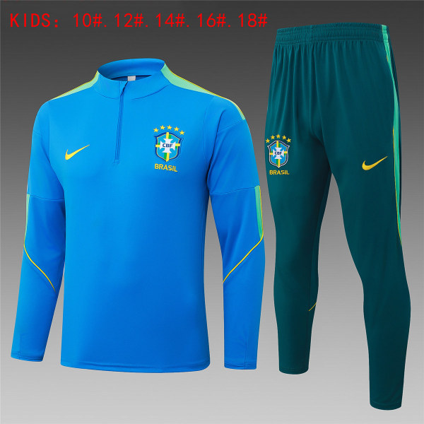 Kids Brazil Training Suit Sky Blue 2026