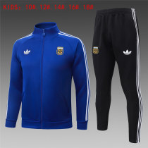 Kids Argentina Jacket + Pants Training Suit Blue 2026