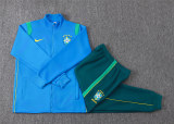 Kids Brazil Jacket + Pants Training Suit Blue 2026