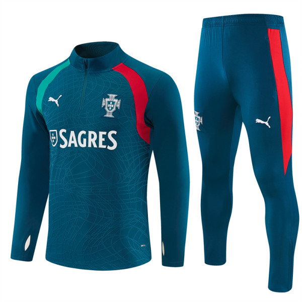 Mens Portugal Training Suit Green 2026