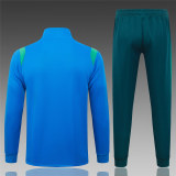 Kids Brazil Jacket + Pants Training Suit Blue 2026