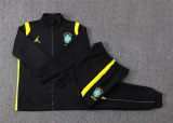 Kids Brazil Jacket + Pants Training Suit Black 2026