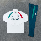 Kids Portugal Training Suit White 2026