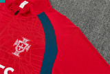 Mens Portugal Training Suit Red 2026