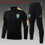 Kids Brazil Training Suit Black - Yellow 2026