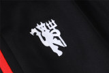 Mens Manchester United Jacket + Pants Training Suit Black II 2026/27
