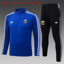 Kids Argentina Training Suit Blue 2026