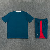 Kids Portugal Short Training Suit Green 2026