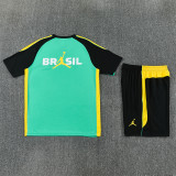Kids Brazil Short Training Suit Jordan Green 2026