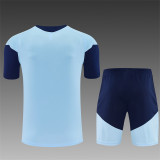 Kids Ajax Short Training Suit Light Blue 2026/27