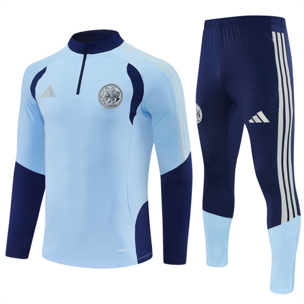 Mens Ajax Training Suit Light Blue 2026/27