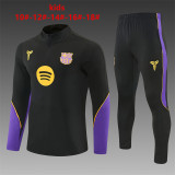 Kids Barcelona Training Suit Black 2026/27