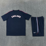 Kids England Short Training Suit Navy 2026