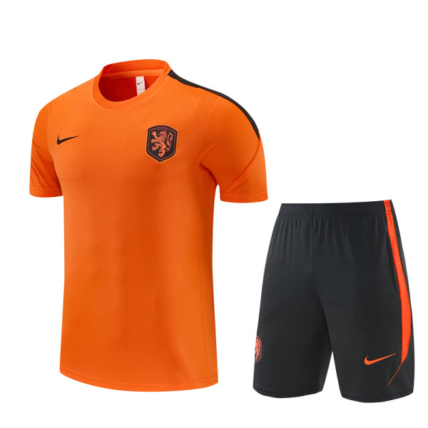 Mens Netherlands Short Training Suit Orange 2026