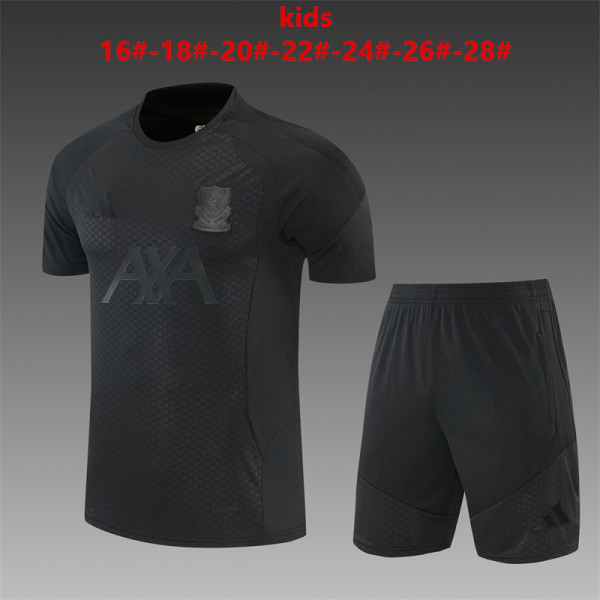 Kids Liverpool Short Training Suit Black 2026/27