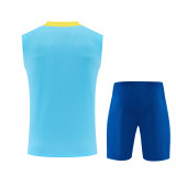 Mens Barcelona Singlet Suit Blue 2025/26