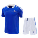 Mens Chelsea Short Training Suit Blue 2025/26