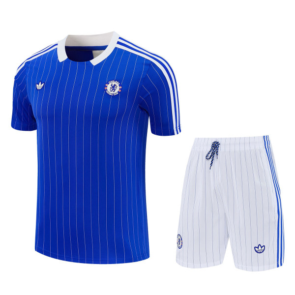 Mens Chelsea Short Training Suit Blue 2025/26