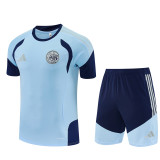 Mens Ajax Short Training Suit Light Blue 2026/27
