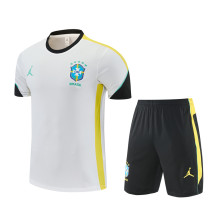 Mens Brazil Short Training Suit Jordan White 2026