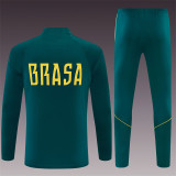 Kids Brazil Training Suit Dark Green 2026