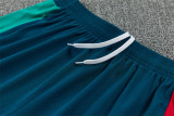 Mens Portugal Short Training Suit Green Pattern 2026