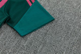 Mens Real Madrid Short Training Suit Dark Green 2026/27